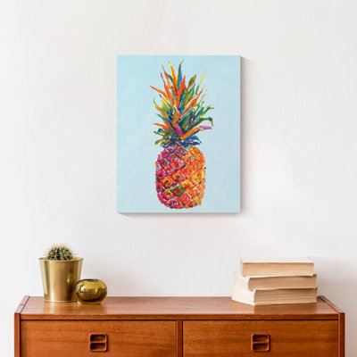 Ananas Funky sur toile