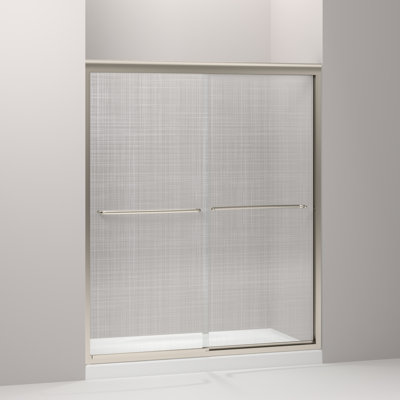 Fluence 59.63" x 70.31" Bypass Shower Door with CleanCoat® Technology