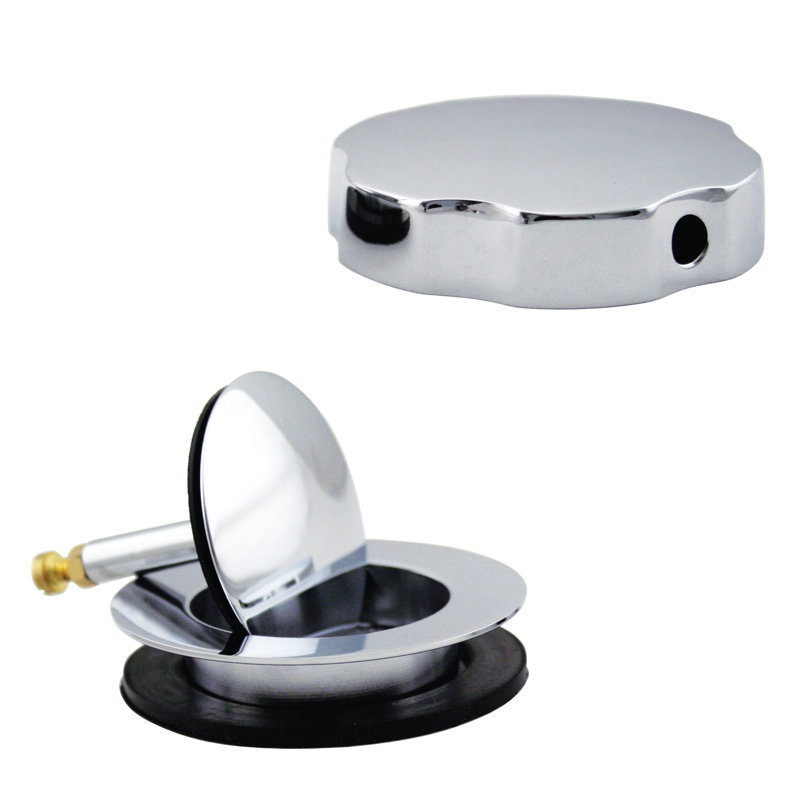 1-1/2" Replacement Trim for Cable Drive Bath Drain Waste & Overflow Assemblies, Polished Chrome