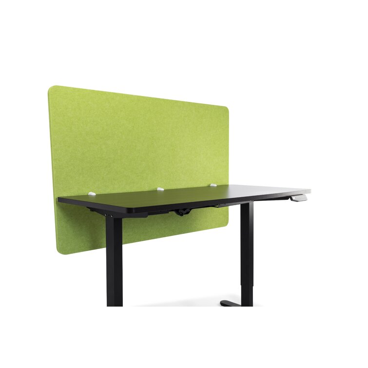 Universal Privacy Desk Modesty Screen with Fabric Surface