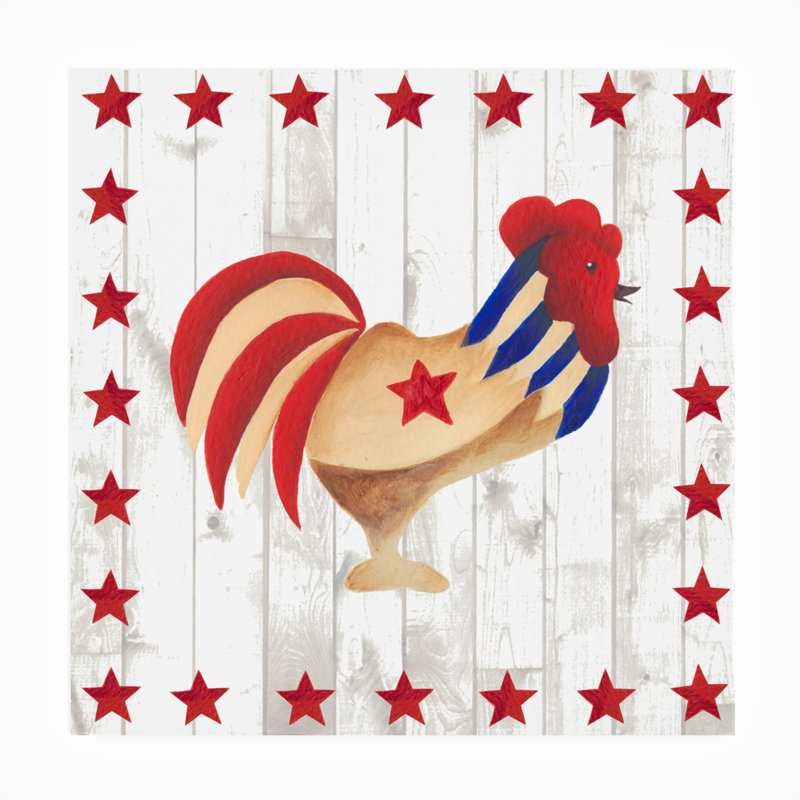 Toile d'extérieur «Americana Animals II» Arvard Regina Moore, H 35 po x l 35 po x P 1,5 po