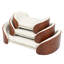 Ergonomic Solid Wood Dog Bed with Memory Foam Padding and Elevated Design-1119636068