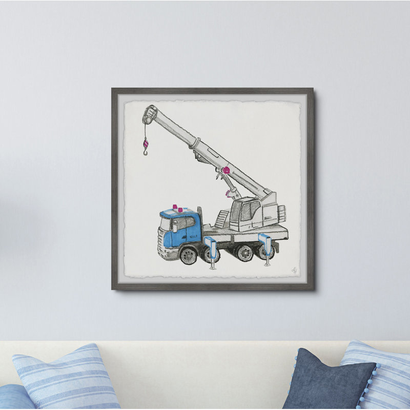 Thom Tow Truck - Print, 41cm H x 41cm W