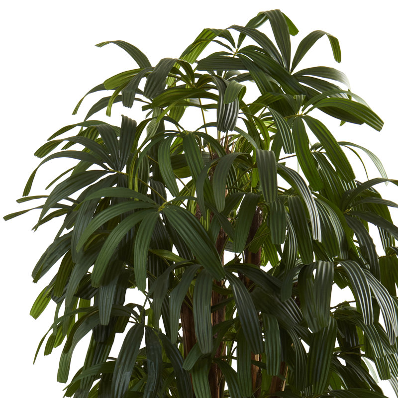 Aahil Faux Foliage Tree in Planter, 48" H x 29" W x 29" D/200 Leaves