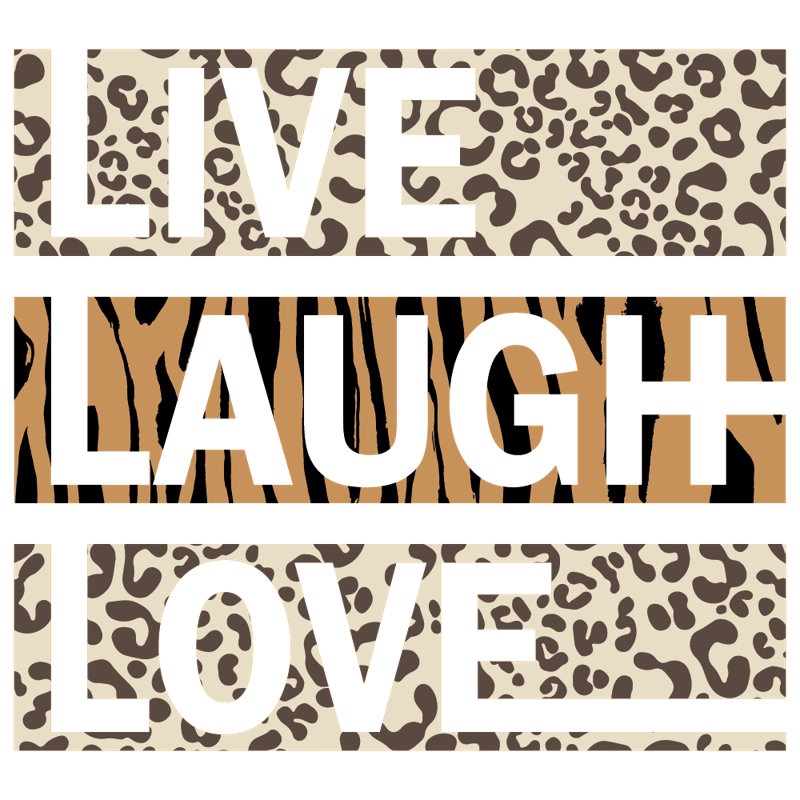 Text & Numbers Wall Decal, 20" H x 19" W