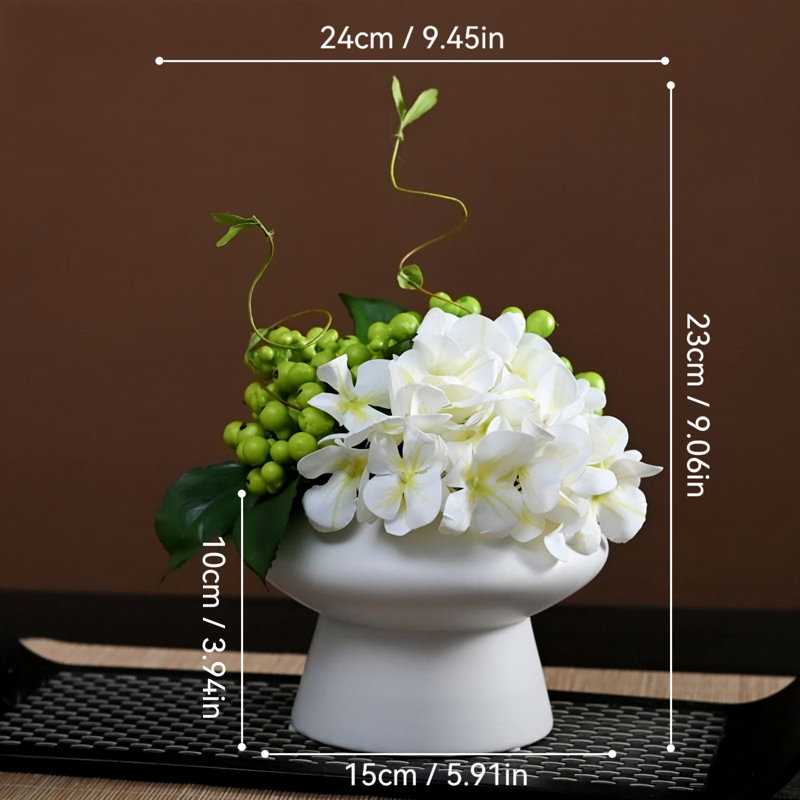 Décoration de fleurs simulées