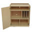 Armoire de classe à 7 compartiments avec roulettes
