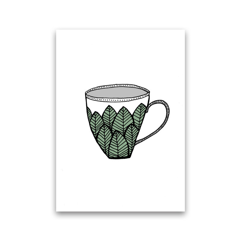 Teacup Leaves by Carissa Tanton - Print, Unframed, 84cm H x 60cm W x 1cm D