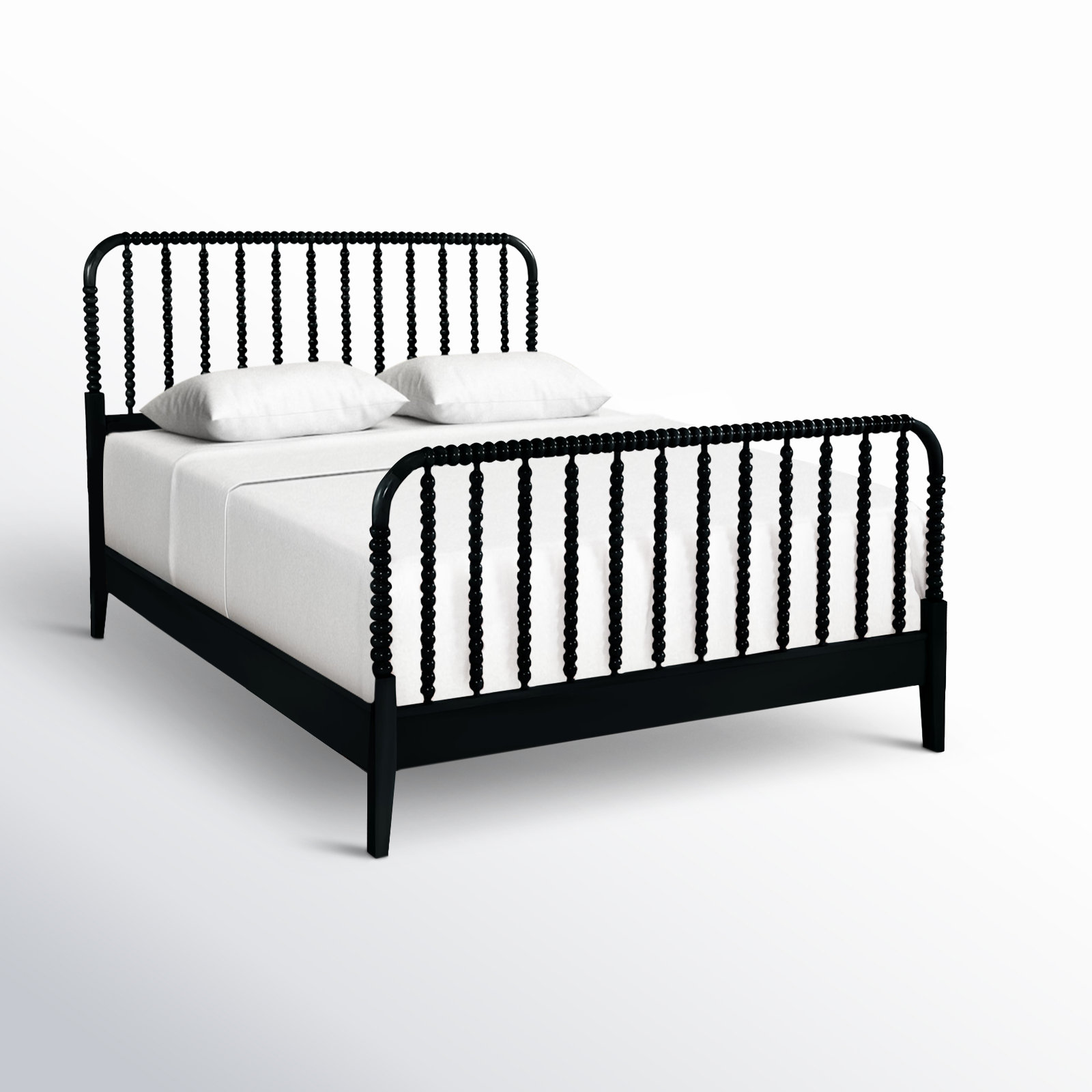 Louisa Bed, Queen, Black