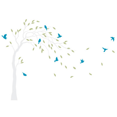 Plants & Flowers Non-Wall Damaging Wall Decal