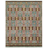 Jaipur Living Romy HAZ02 Handknot Geometric Multicolor/Green Runner (3'X10')