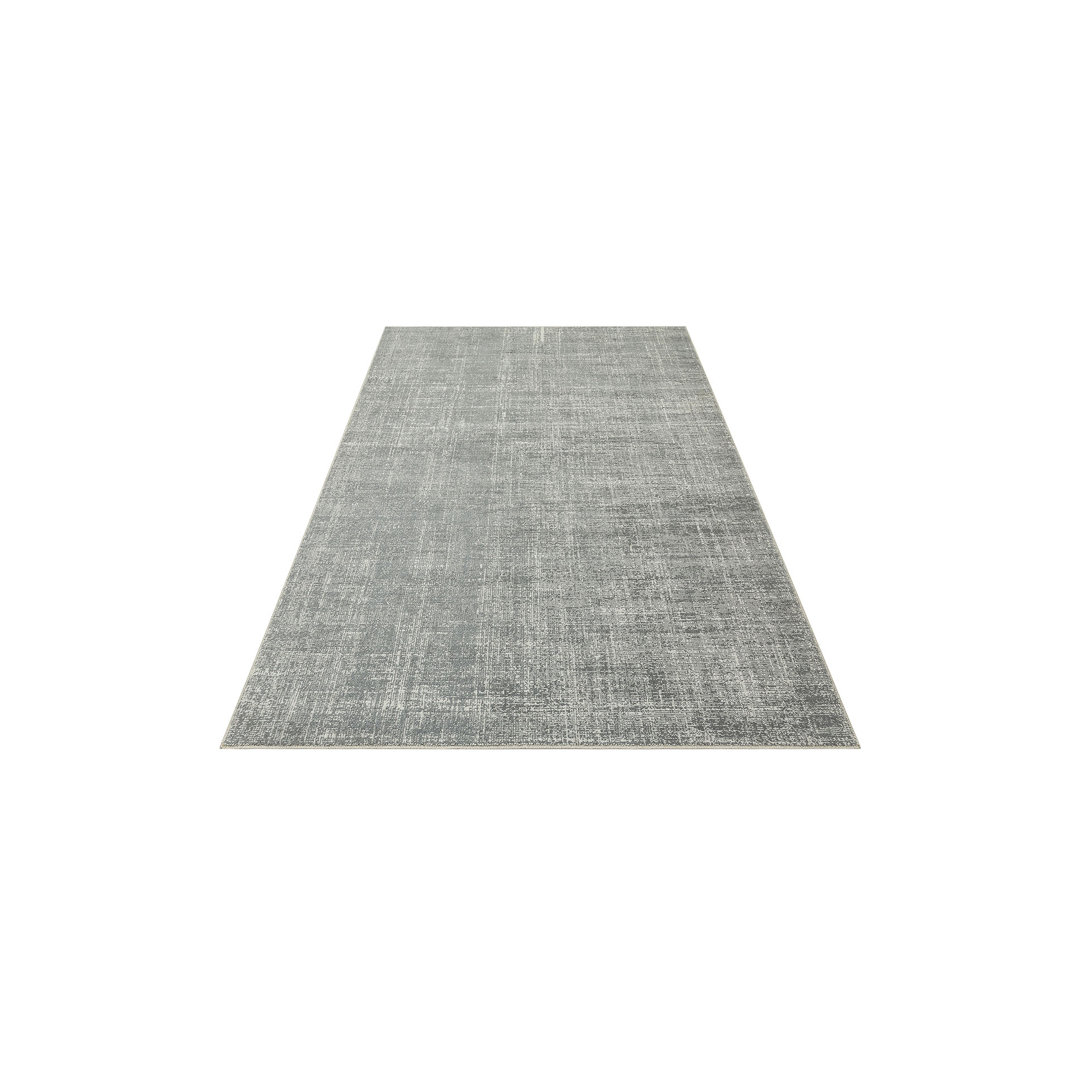 Teppich plain-grey aus Baumwolle