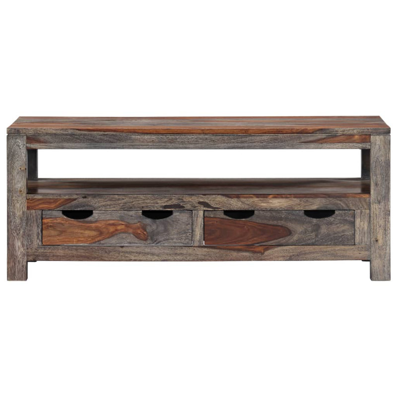 Nena Solid Wood Four Leg Coffee Table with Storage