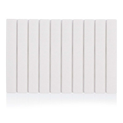 Stone Bath Mat – Foldable Diatomaceous Earth, Anti Slip, Quick Drying, 22.9" X 15.4", Ivory, Bathroom Floor Use