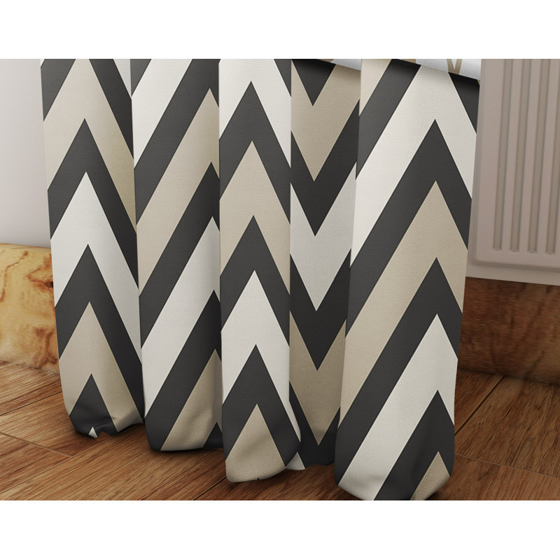 Paire de rideaux chevreuil cerf, L 40 po x L 52 po