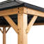 Pavillon de jardin Sunjoy, toit en bois de cèdre standard-992005418
