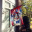 Drapeau patriotique de la maison américaine-112698633