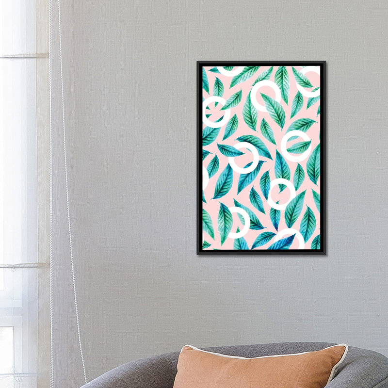 " Tropical Nirvana " by 83 Oranges, 26" H x 18" W x 1.5" D, Black Framed Canvas, No Mat