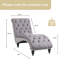 Chaise longue capitonnée en velours-290435530