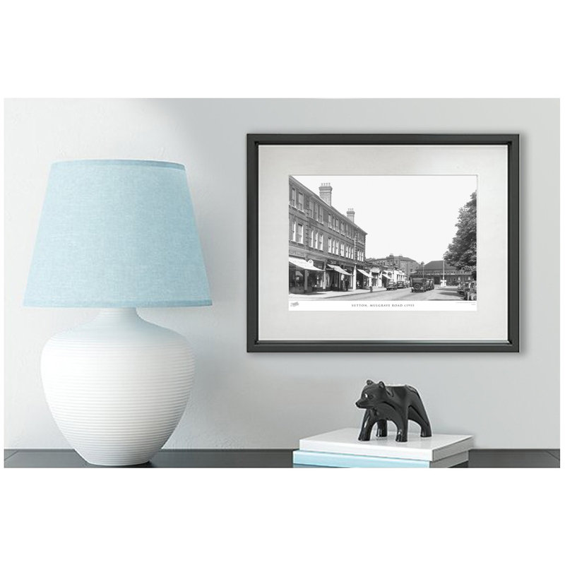 Sutton, Mulgrave Road C1955 by Francis Frith - Single Picture Frame Print, 40cm H x 50cm W x 2.3cm D