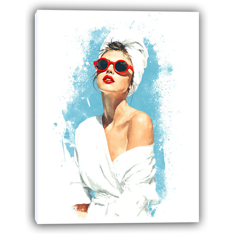 Chic Radiance - Wrapped Canvas Wall Art