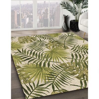 Tapis 100% à motifs lavables à la machine 2989 Pat3540 BRN