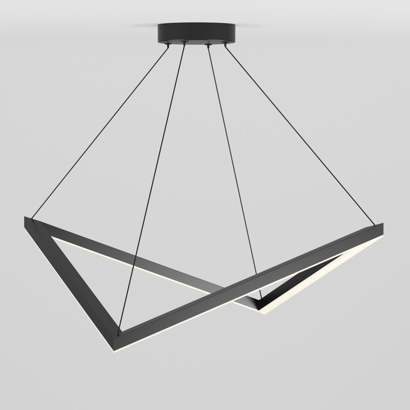 Luminaire suspendu moderne Wrought Studio Artemis, noir