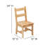 Ensemble de table et de chaises en bois franc massif pour enfants, 3 pièces Brittanya-319140129