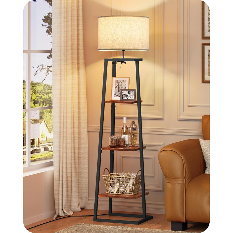 Lampe de table sur pied 61,6 po à intensité variable