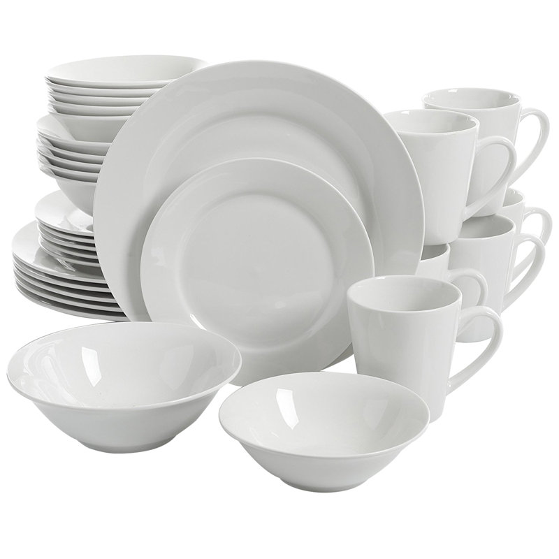 Service de table 30 pièces, service pour 6 Gibson Home Noble Court