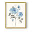 Reproduction encadrée «Sketchy Blue II» - bois massif-38109394