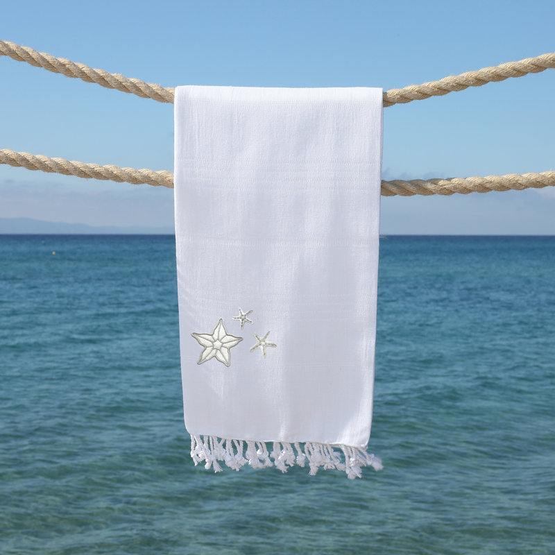 Serviette de plage Summer Fun, Blanc