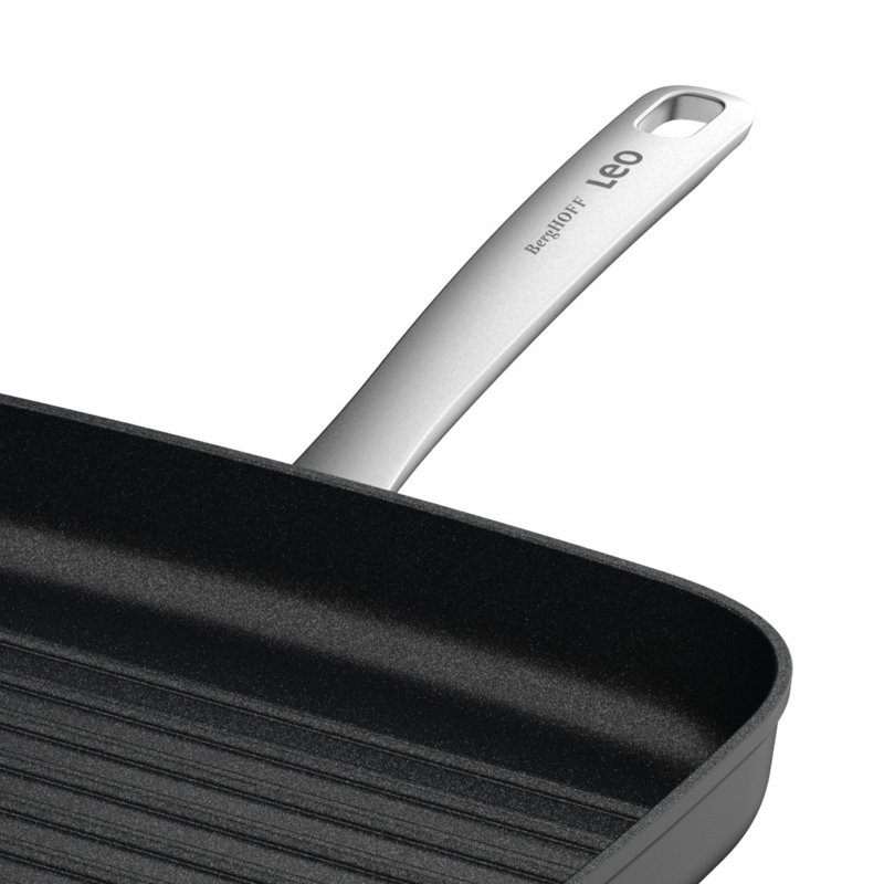Poêle gril antiadhésive en graphite de 11 po BergHOFF, matériau recyclé durable