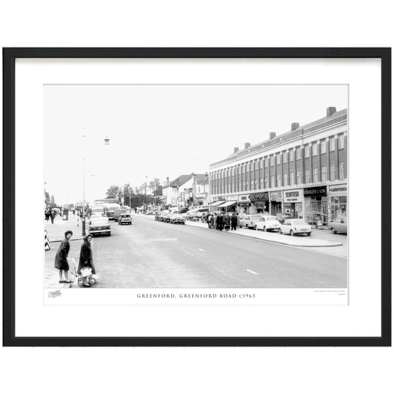 Greenford, Greenford Road C1965 by Francis Frith - Single Picture Frame Print, 40cm H x 50cm W x 2.3cm D