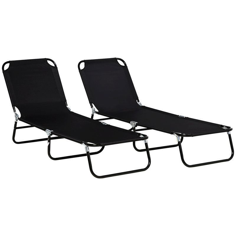Chaise longue rembourrée Dyun, Bleu
