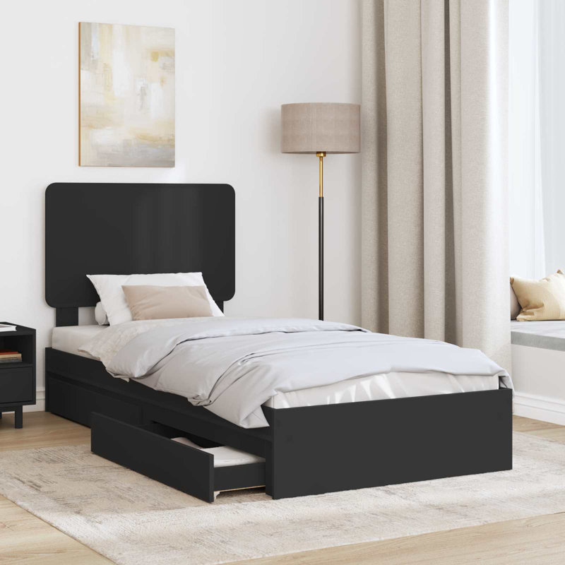Bed, Small Single (2'6), Black