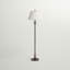 Lampe sur pied espion en verre brossé-15516547
