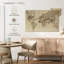 «The World is Your Oyster Map», reproduction sur toile tendue-1421047747