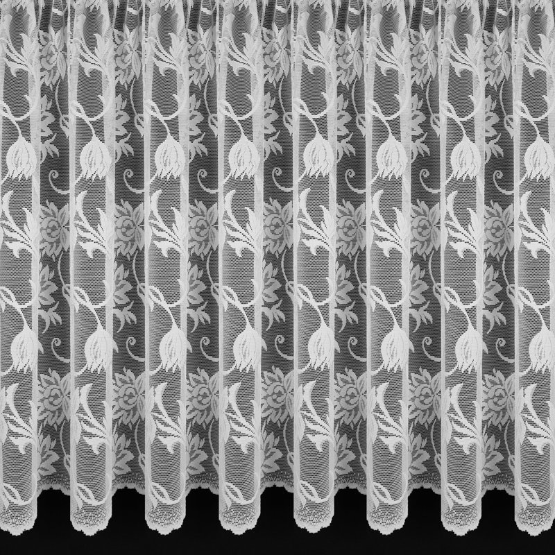Vinson Lace Semi Sheer Curtain Single Panel, 200cm Width x 122cm Drop