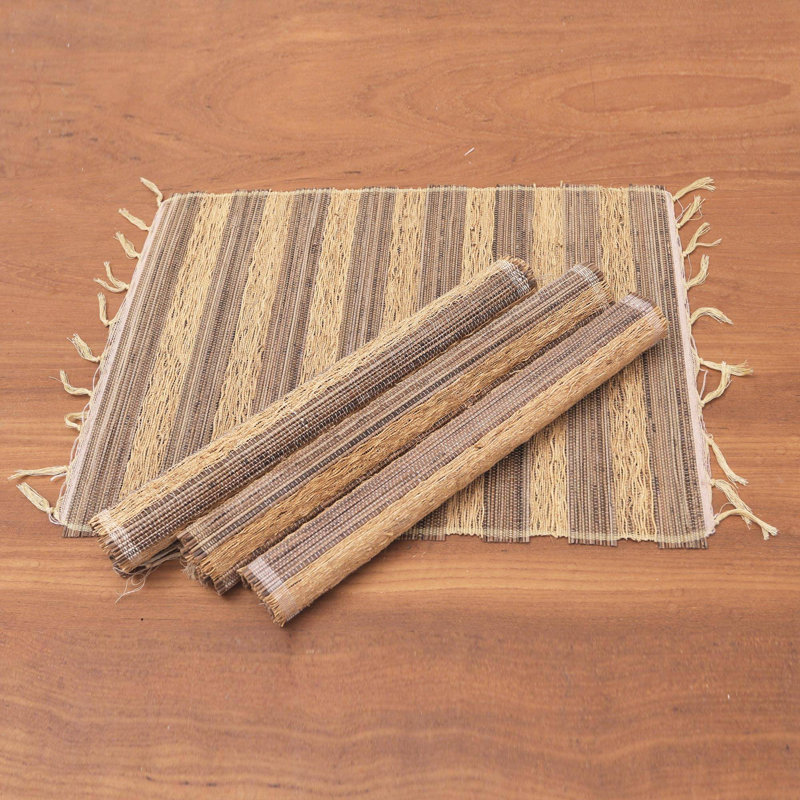 Ballintoy Cotton Striped Rectangle Placemat