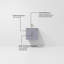 Ensemble de meuble-lavabo simple 24 po avec plateau et miroir Geneva-112901616-112901618