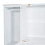 Lit escamotable simple avec tablettes de chevet et garde-robe