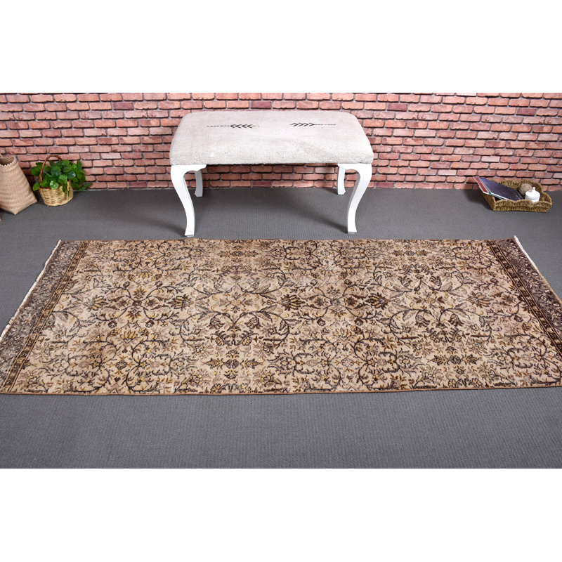 Tapis en laine Classic Patchwork 36,6 x 90,9 po beige