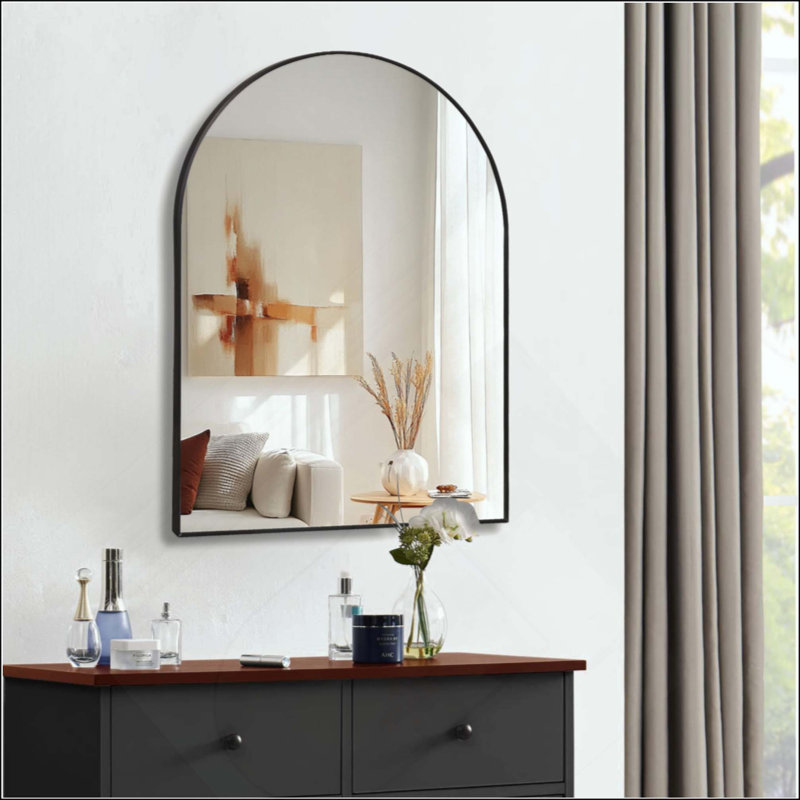 Miroir de salle de bain, Noir