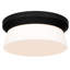 Plafonnier encastré noir intégré 11 pouces avec 1450 lumens 25W à haut rendement, 3 choix de température de couleur 3000K / 4000K 5000K, fonctionnalité à intensité variable, diffuseur en verre blanc gravé, intérieur