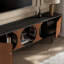 American style high legged TV stand-106325307