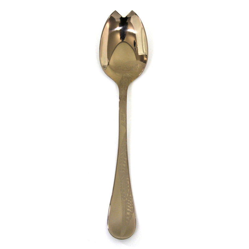 Cuillère à salade Caccia - 24 pièces, Bronzo