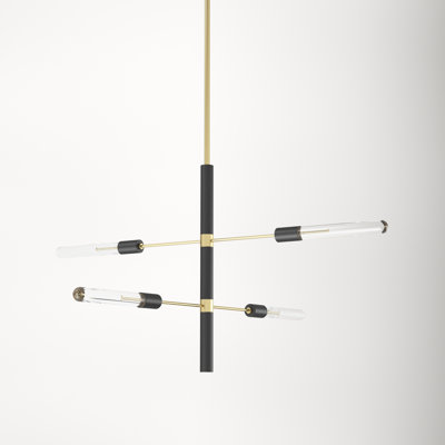 Christopher 4 - Light Metal Sputnik Chandelier