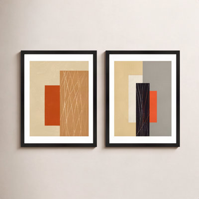 Rhythm 2-Piece Print Set by Robert Kamnatnik