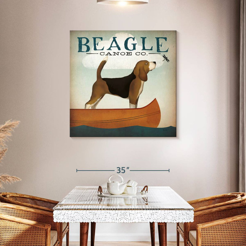 Brampt Beagle Canoe Co, 39" H x 39" W
